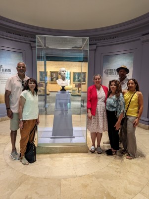 Descendants Visit Museum